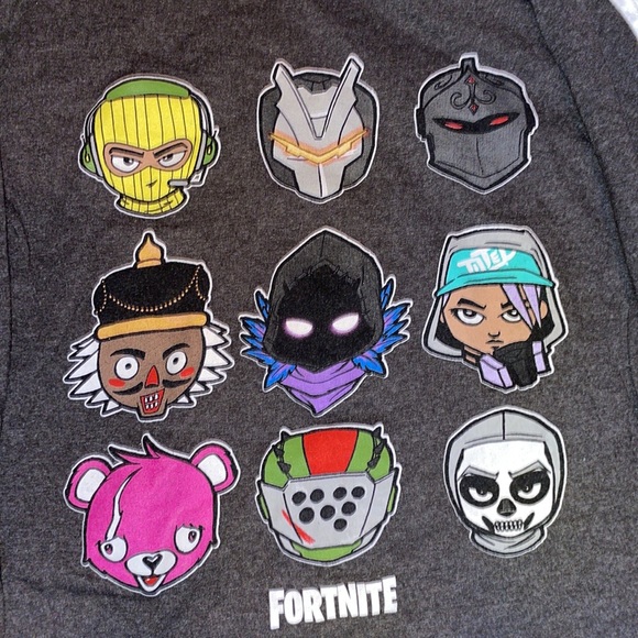 Fortnite Chibi Character Head Shirt, Size S - Picture 2 of 4